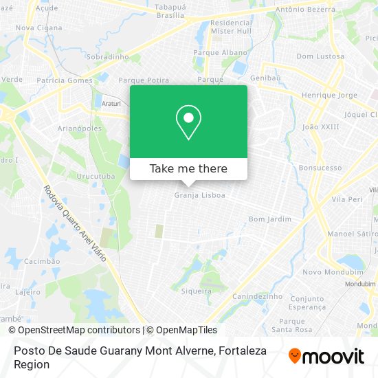 Posto De Saude Guarany Mont Alverne map