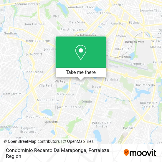 Condominio Recanto Da Maraponga map