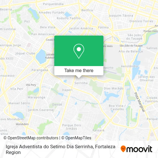 Igreja Adventista do Setimo Dia Serrinha map