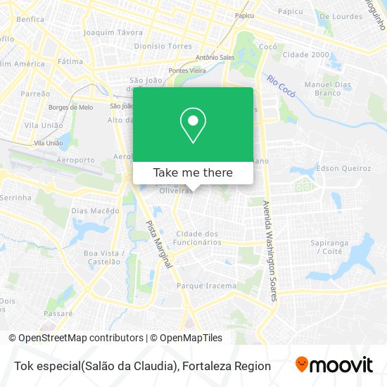 Tok especial(Salão da Claudia) map