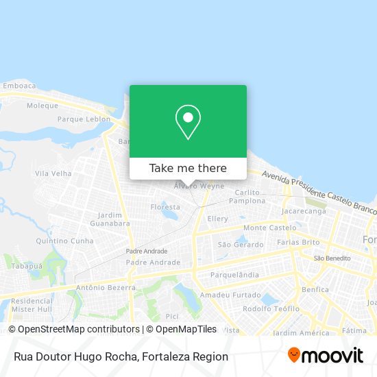 Rua Doutor Hugo Rocha map