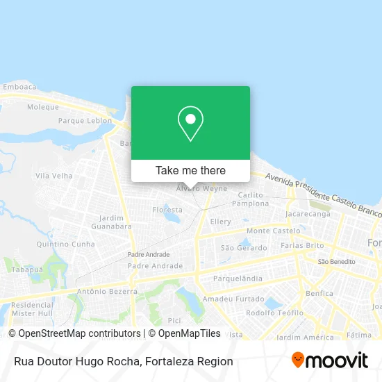 Rua Doutor Hugo Rocha map