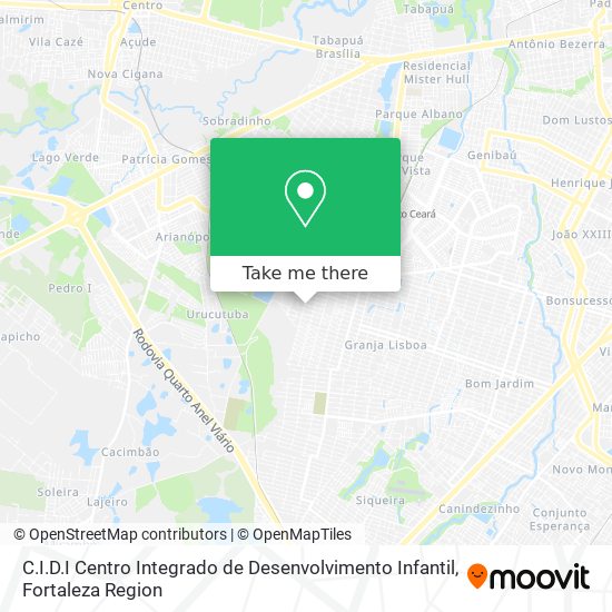 C.I.D.I Centro Integrado de Desenvolvimento Infantil map