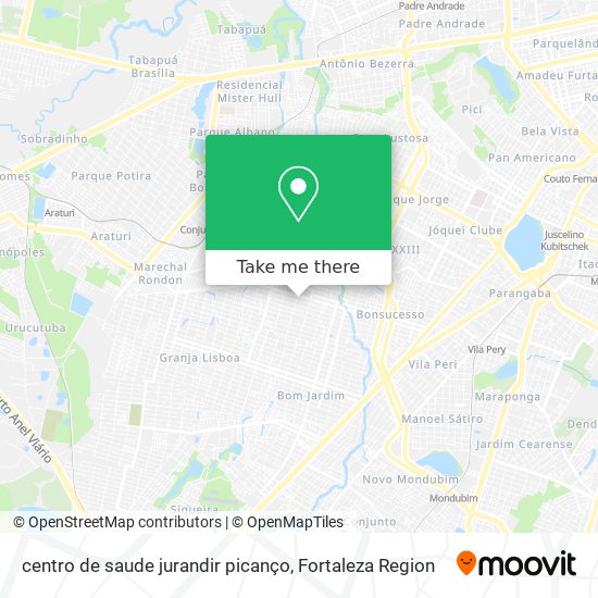 centro de saude jurandir picanço map
