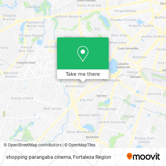 shopping parangaba cinema map