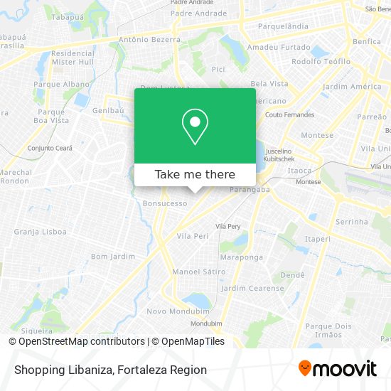 Shopping Libaniza map