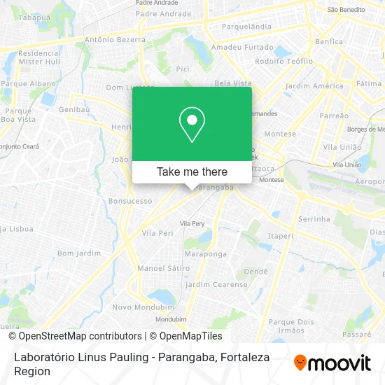 Laboratório Linus Pauling - Parangaba map