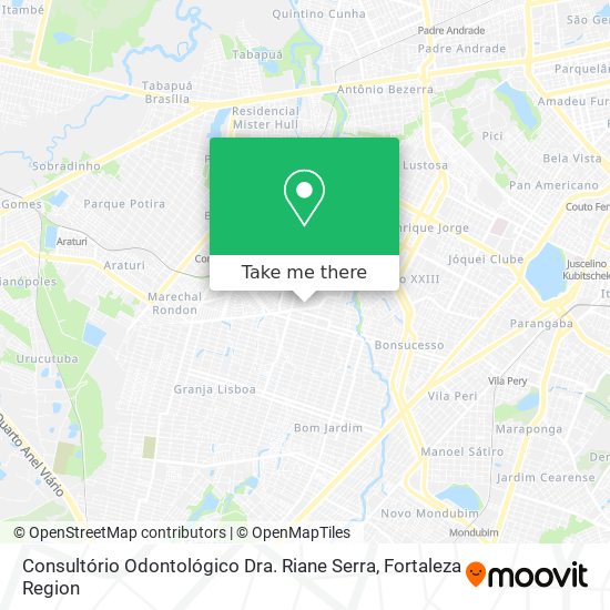 Consultório Odontológico Dra. Riane Serra map