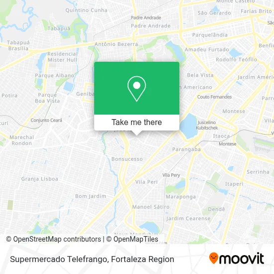 Supermercado Telefrango map