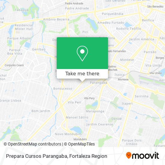 Prepara Cursos Parangaba map