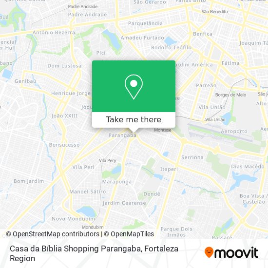 Casa da Bíblia Shopping Parangaba map