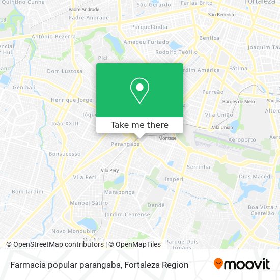 Farmacia popular parangaba map