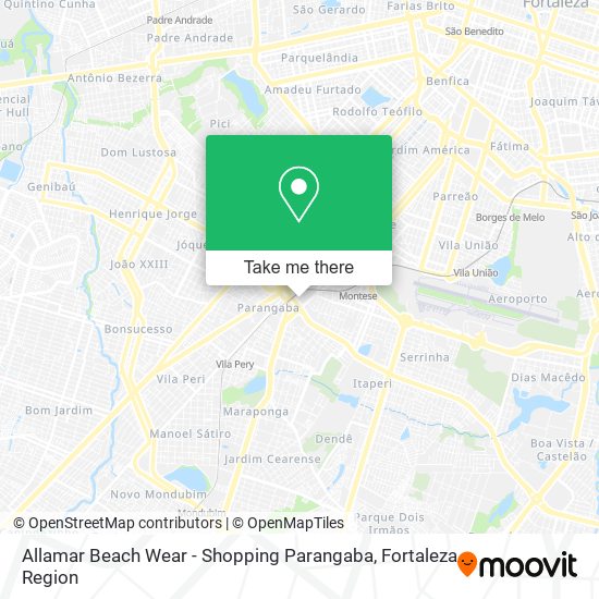 Allamar Beach Wear - Shopping Parangaba map