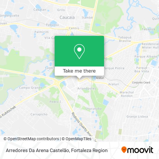 Mapa Arredores Da Arena Castelão