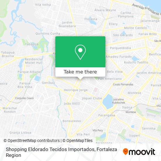 Mapa Shopping Eldorado Tecidos Importados