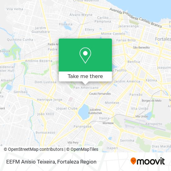 Mapa EEFM Anísio Teixeira
