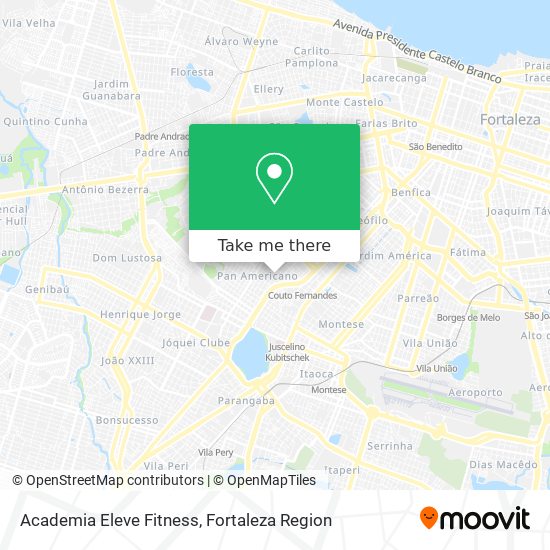 Academia Eleve Fitness map