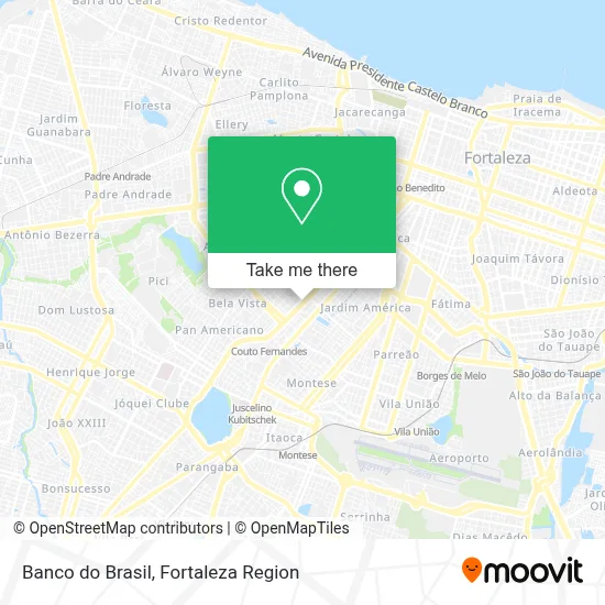 Banco do Brasil map