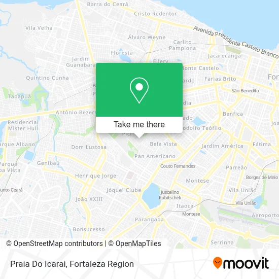Praia Do Icarai map