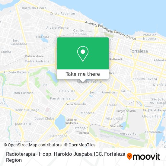 Mapa Radioterapia - Hosp. Haroldo Juaçaba ICC