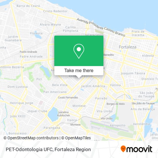 PET-Odontologia UFC map