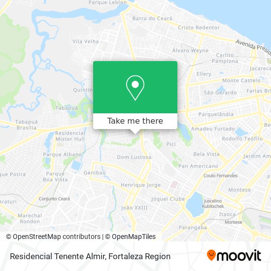 Residencial Tenente Almir map