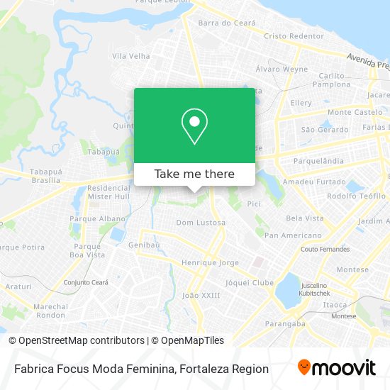 Fabrica Focus Moda Feminina map