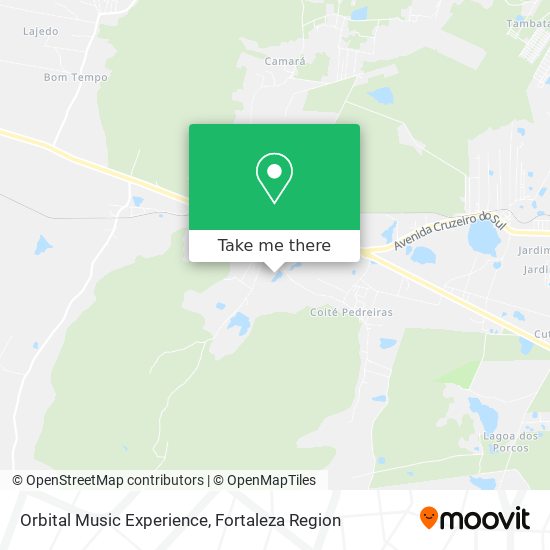 Orbital Music Experience map