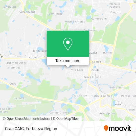 Cras CAIC map