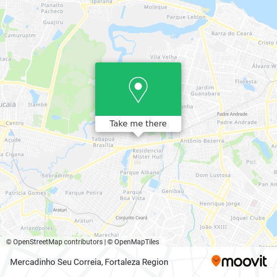 Mapa Mercadinho Seu Correia