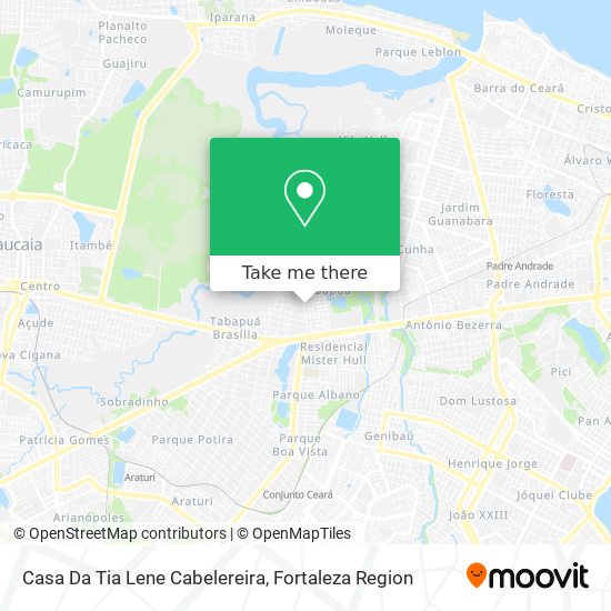Casa Da Tia Lene Cabelereira map