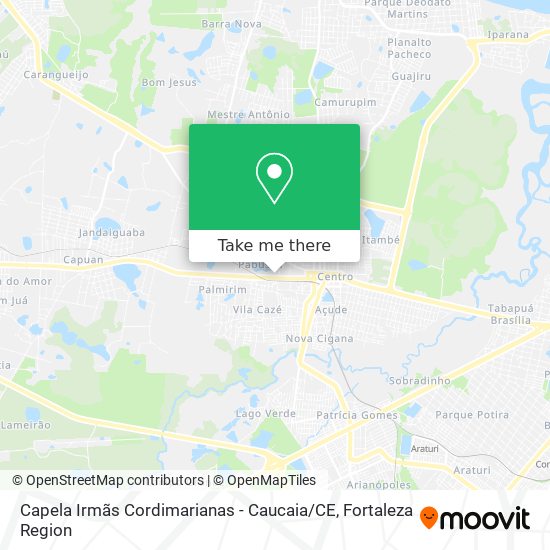 Capela Irmãs Cordimarianas - Caucaia / CE map