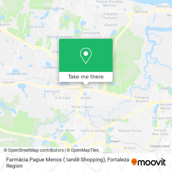 Farmácia Pague Menos ( Iandê Shopping) map