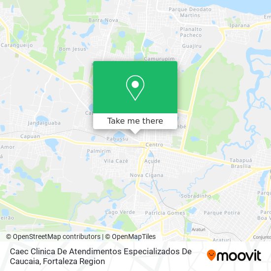 Caec Clinica De Atendimentos Especializados De Caucaia map