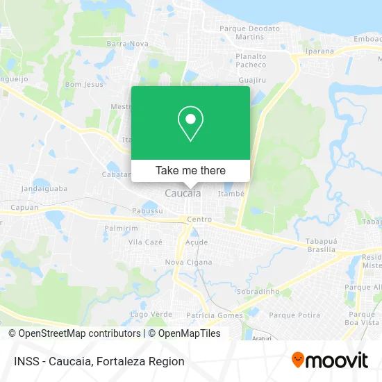 INSS - Caucaia map