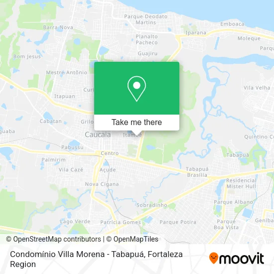 Condomínio Villa Morena - Tabapuá map