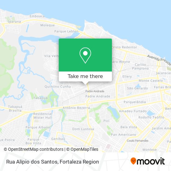 Rua Alípio dos Santos map