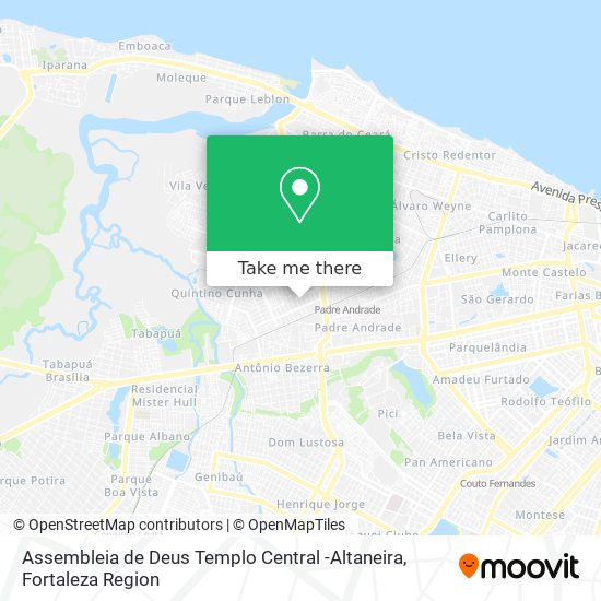 Assembleia de Deus Templo Central -Altaneira map