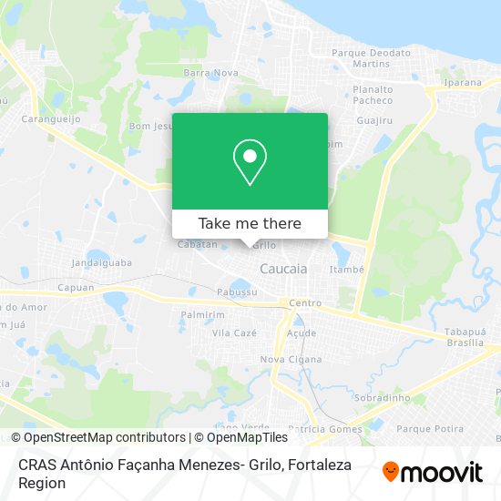 CRAS Antônio Façanha Menezes- Grilo map