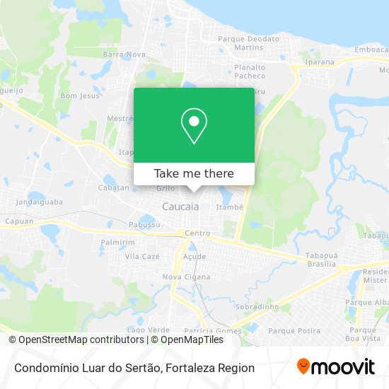 Condomínio Luar do Sertão map