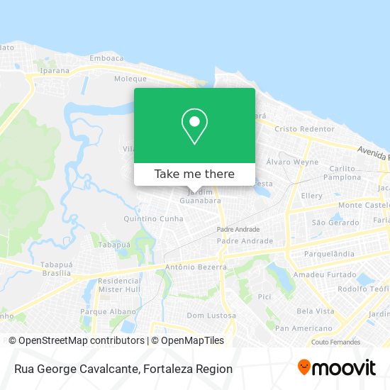 Mapa Rua George Cavalcante