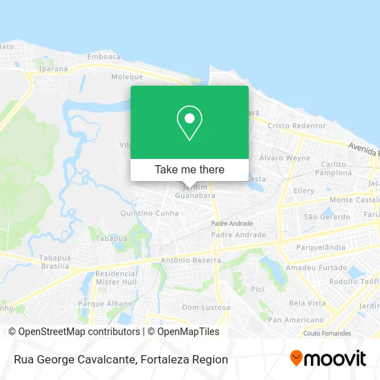Rua George Cavalcante map