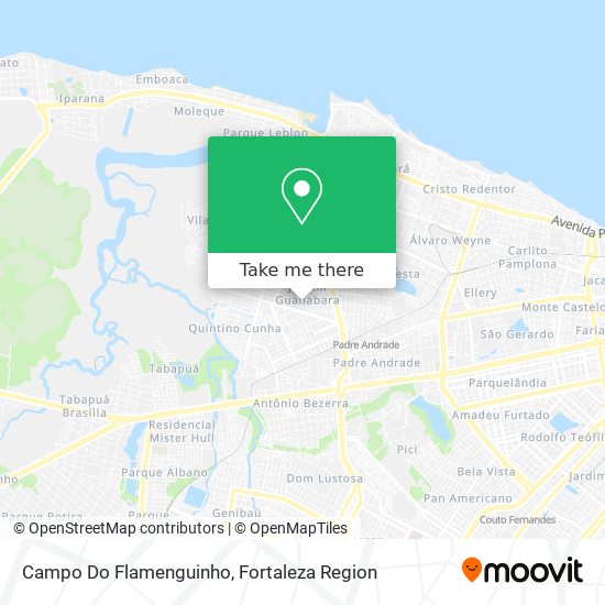 Mapa Campo Do Flamenguinho
