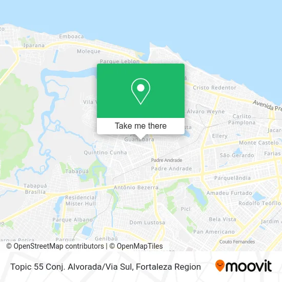 Topic 55 Conj. Alvorada / Via Sul map