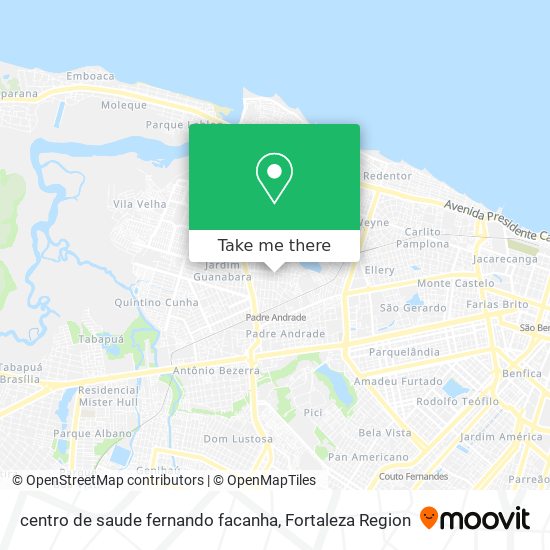 centro  de saude fernando facanha map