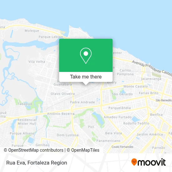 Rua Eva map