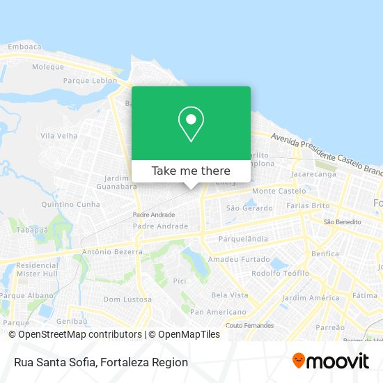 Rua Santa Sofia map