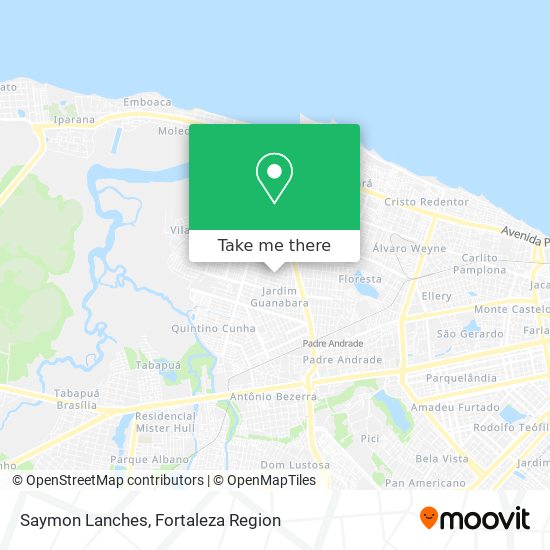 Saymon Lanches map