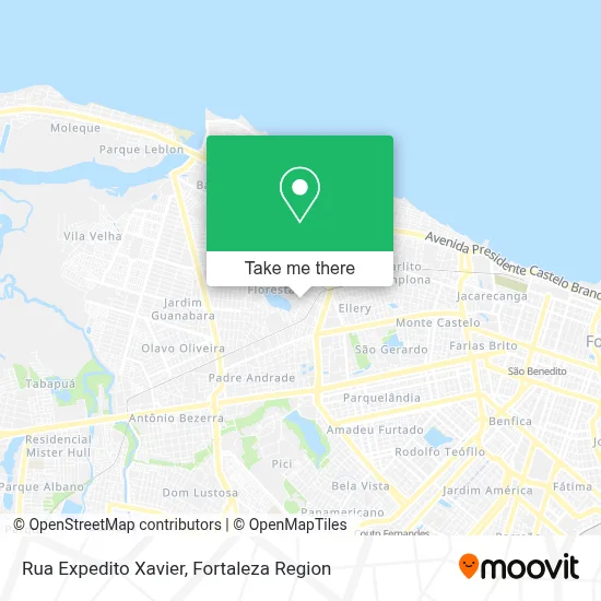 Rua Expedito Xavier map