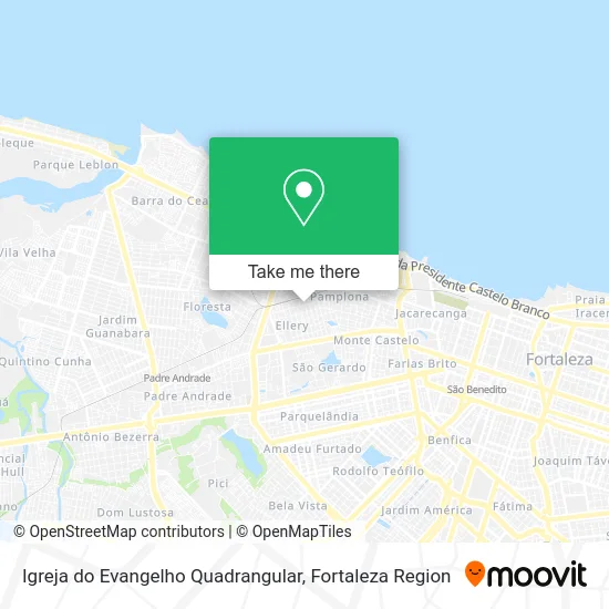 Igreja do Evangelho Quadrangular map